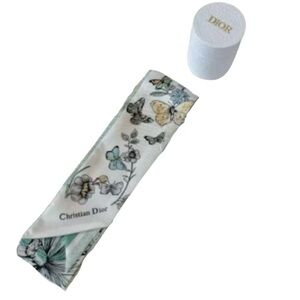 Dior Butterfly Print Twilly